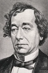 Portrait de Benjamin Disraeli, 1er comte de Beaconsfield (1804-81)